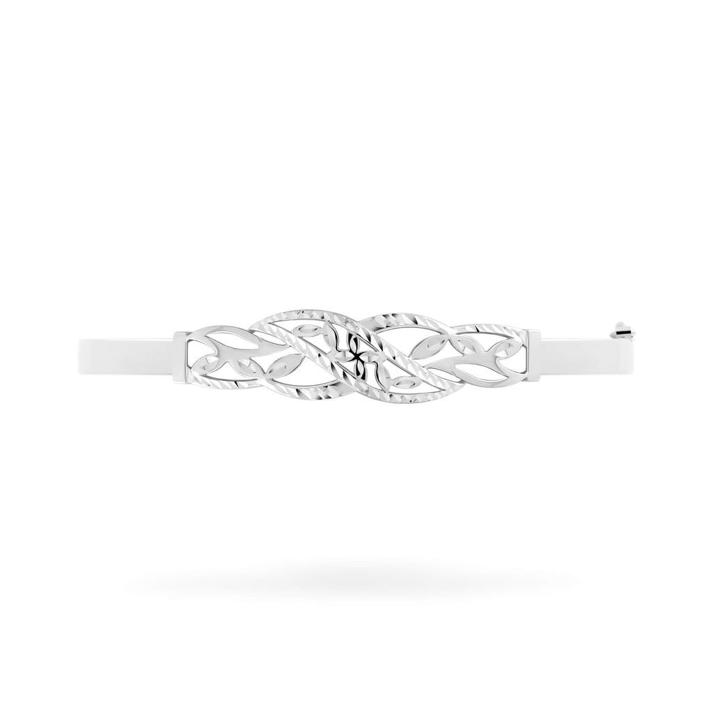 Vòng tay vàng trắng 18K DOJI AFGM901062D2KK1 