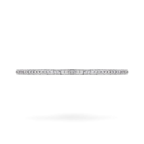 Vòng tay vàng trắng 18K gắn kim cương DOJI AFGR000027D2DA1