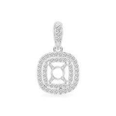 Ổ mặt dây nữ vàng trắng 18K DOJI AFPA000013D2KK1