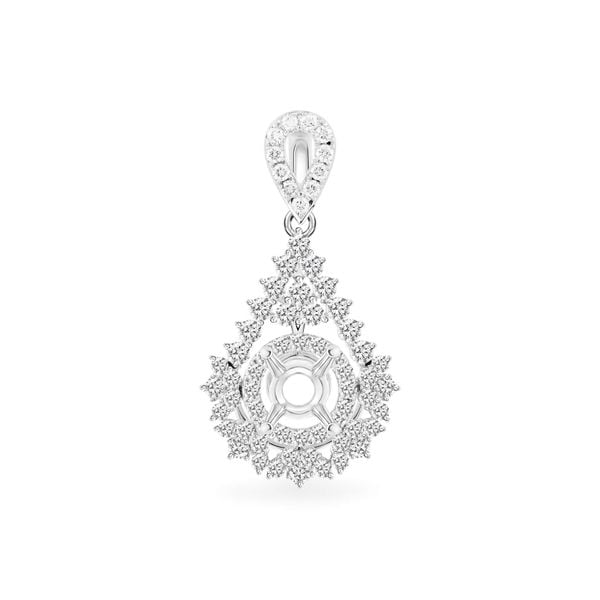 Ổ mặt dây nữ vàng trắng 18K DOJI AFPA000020D2KK1