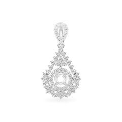 Ổ mặt dây nữ vàng trắng 18K DOJI AFPA000020D2KK1