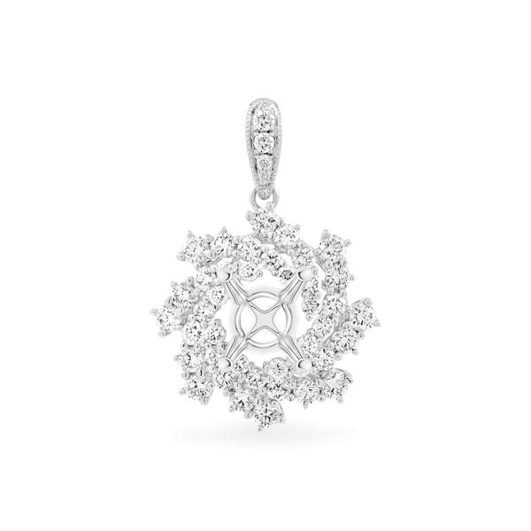 Ổ mặt dây nữ vàng trắng 18K DOJI AFPA000038D2KK1