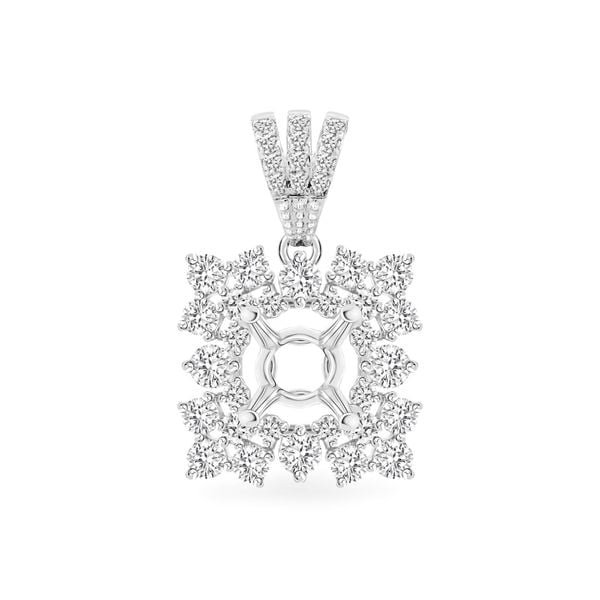 Ổ mặt dây nữ vàng trắng 18K DOJI AFPA000101D2KK1