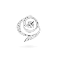 Mặt dây vàng trắng 14K gắn kim cương DOJI AFPB001947F2HA1