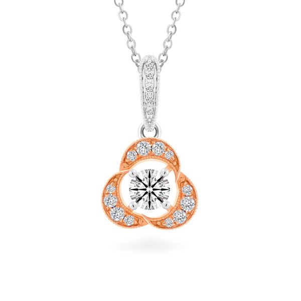 Mặt dây vàng 14K gắn kim cương DOJI AFPB100027F6HA1