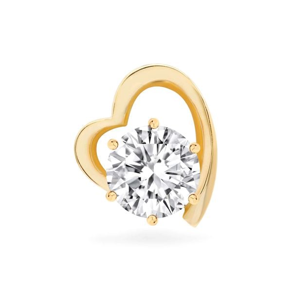 Mặt dây vàng vàng 14K gắn đá CZ DOJI AFPJ000137F1CZ1