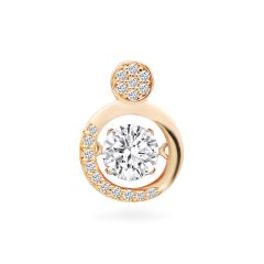 Mặt dây nữ vàng hồng 14K gắn đá CZ DOJI AFPJ000305F3CZ1