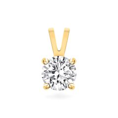 Mặt dây nữ vàng vàng 14K gắn đá CZ DOJI AFPJ000136F1CZ1