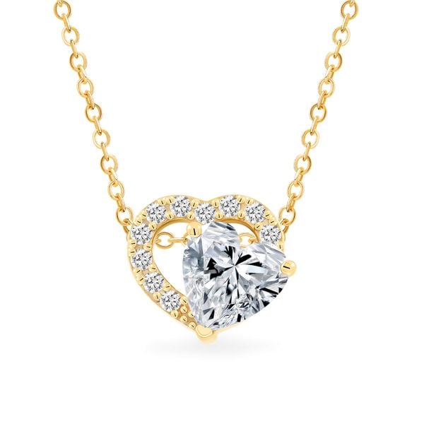 Mặt dây vàng vàng 14K gắn đá CZ DOJI AFPJ000525F1CZ1