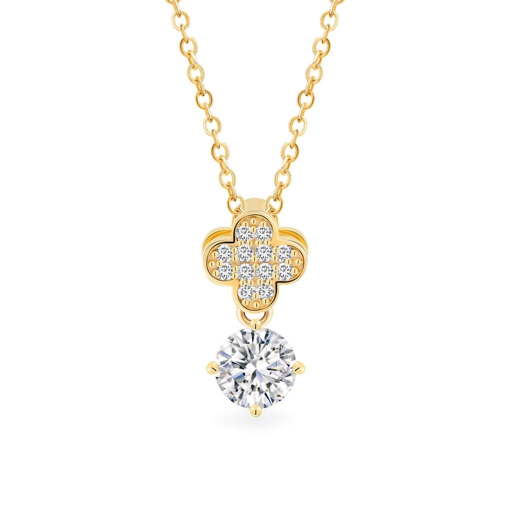 Mặt dây vàng vàng 14K gắn đá CZ DOJI AFPJ000527F1CZ1 