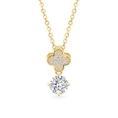Mặt dây vàng vàng 14K gắn đá CZ DOJI AFPJ000527F1CZ1