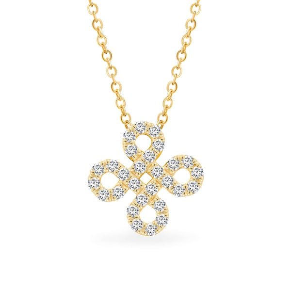 Mặt dây vàng vàng 14K gắn đá CZ DOJI AFPK000700F1CZ1