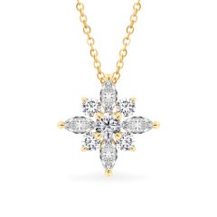 Mặt dây vàng vàng 14K gắn đá CZ DOJI AFPK000714F1CZ1