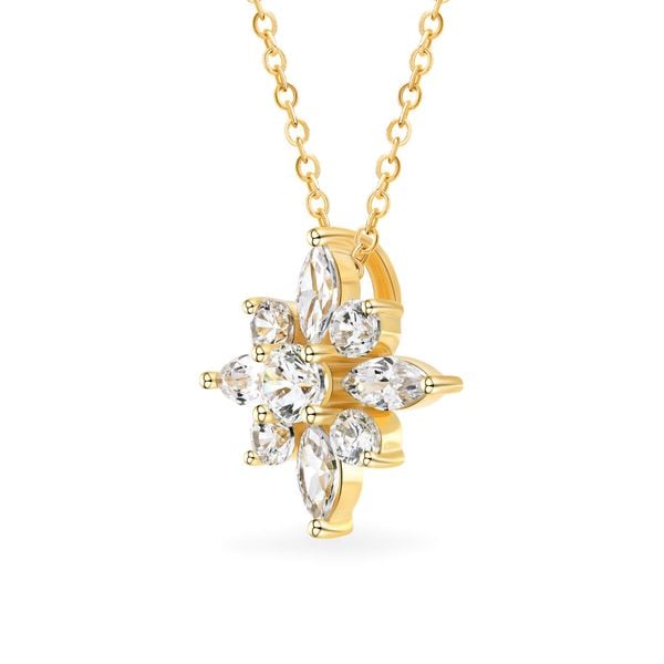 Mặt dây vàng vàng 14K gắn đá CZ DOJI AFPK000714F1CZ1