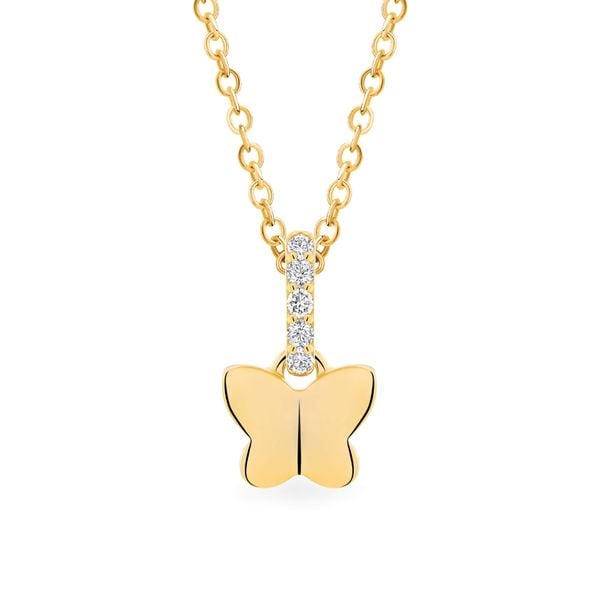 Mặt dây vàng vàng 14K gắn đá CZ DOJI AFPK000718F1CZ1