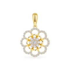 Mặt dây vàng vàng 18K gắn đá CZ DOJI AFPM000288D1CZ1