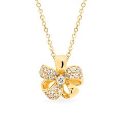 Mặt dây vàng vàng 18K gắn đá CZ DOJI AFPM000473D1CZ1