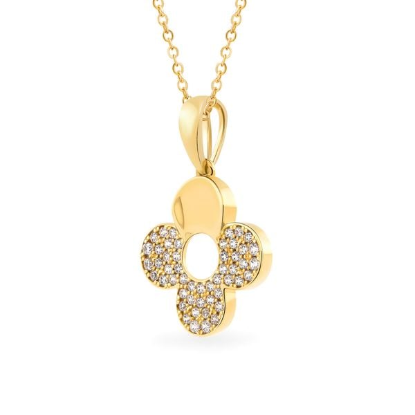 Mặt dây vàng vàng 18K gắn đá CZ DOJI AFPM001008D1CZ1