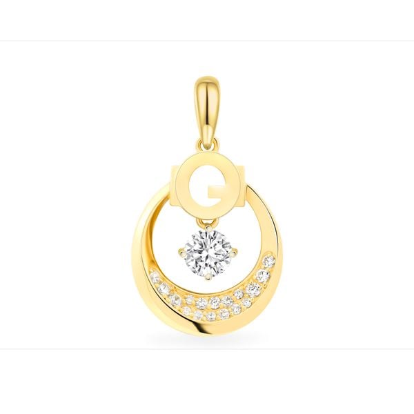 Mặt dây vàng vàng 18K gắn đá CZ DOJI AFPM200036D1CZ1