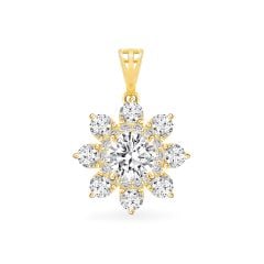 Mặt dây vàng vàng 18K gắn đá CZ DOJI AFPM300191D1CZ1