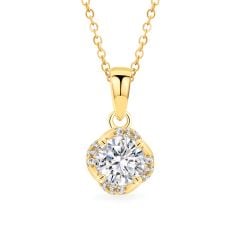 Mặt dây vàng vàng 18K gắn đá CZ DOJI AFPM300472D1CZ1