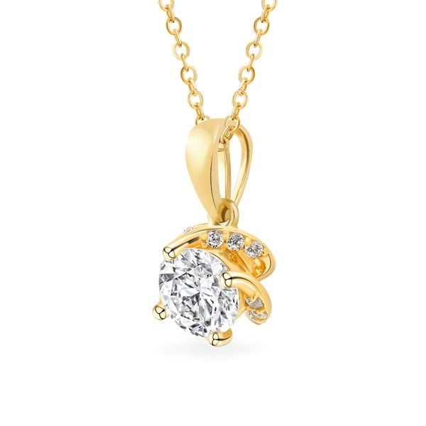 Mặt dây vàng vàng 18K gắn đá CZ DOJI AFPM300472D1CZ1