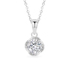 Mặt dây vàng trắng 18K gắn đá CZ DOJI AFPM300472D2CZ1