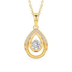 Mặt dây vàng vàng 18K gắn đá CZ DOJI AFPM300486D1CZ1