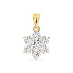 Mặt dây vàng vàng 18K gắn đá CZ DOJI AFPM400071D1CZ1