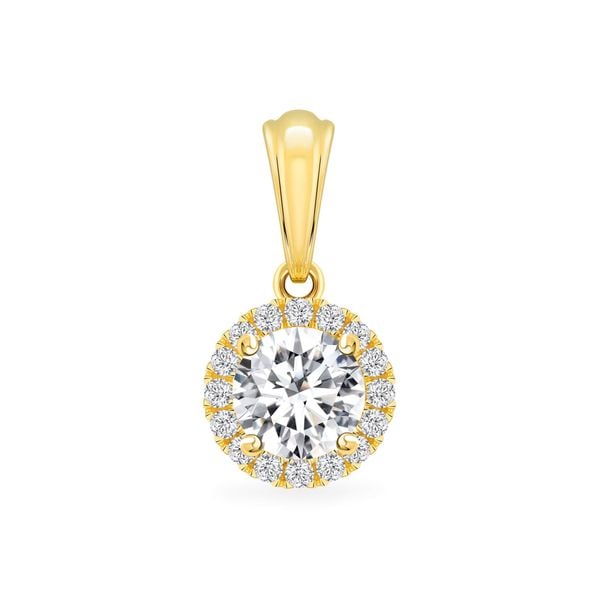 Mặt dây vàng vàng 18K gắn đá CZ DOJI AFPM400107D1CZ1