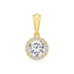 Mặt dây vàng vàng 18K gắn đá CZ DOJI AFPM400107D1CZ1