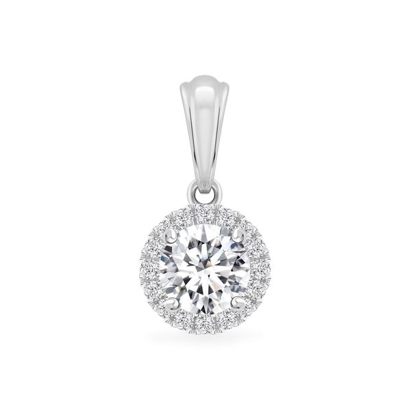 Mặt dây vàng trắng 18K gắn đá CZ DOJI AFPM400107D2CZ1