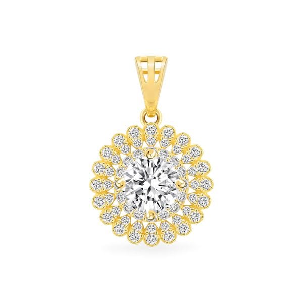 Mặt dây vàng vàng 18K gắn đá CZ DOJI AFPM400207D1CZ1