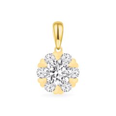 Mặt dây vàng vàng 18K gắn đá CZ DOJI AFPM400345D1CZ1