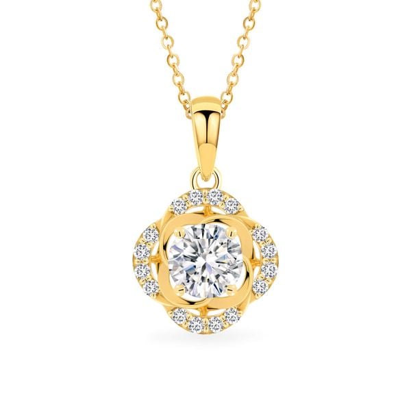 Mặt dây vàng vàng 18K gắn đá CZ DOJI AFPM400412D1CZ1
