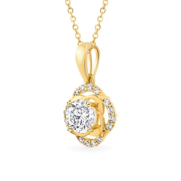 Mặt dây vàng vàng 18K gắn đá CZ DOJI AFPM400412D1CZ1