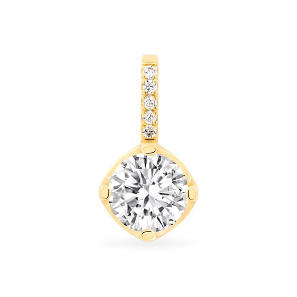 Mặt dây vàng vàng 18K gắn đá CZ DOJI AFPM500033D1CZ1