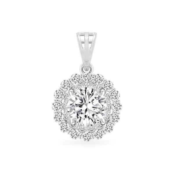 Mặt dây vàng trắng 18K gắn đá CZ DOJI AFPM500206D2CZ1