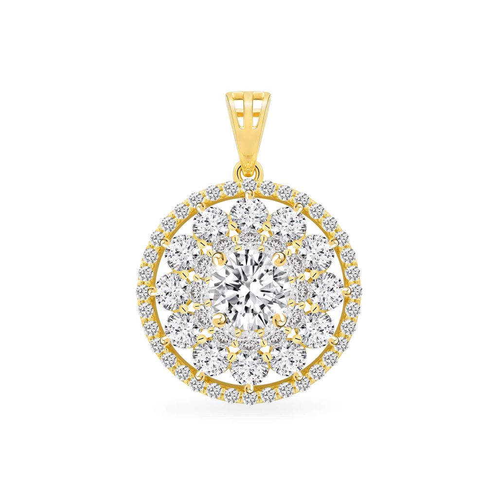 Mặt dây vàng vàng 18K gắn đá CZ DOJI AFPM500249D1CZ1 