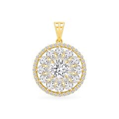 Mặt dây vàng vàng 18K gắn đá CZ DOJI AFPM500249D1CZ1