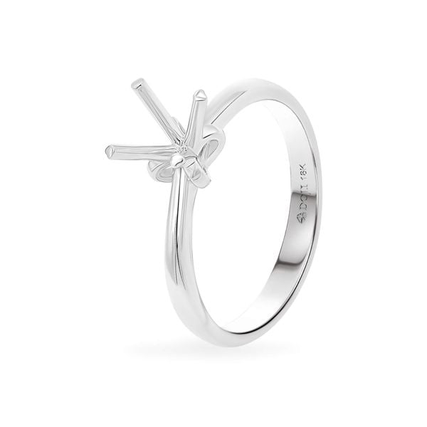 Ổ nhẫn nữ vàng trắng 18K DOJI AFRA000011D2KK1