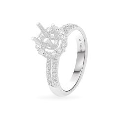 Ổ nhẫn vàng trắng 18K DOJI AFRA000042D2KK1