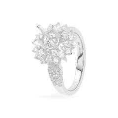 Ổ nhẫn vàng trắng 18K DOJI AFRA000079D2KK1