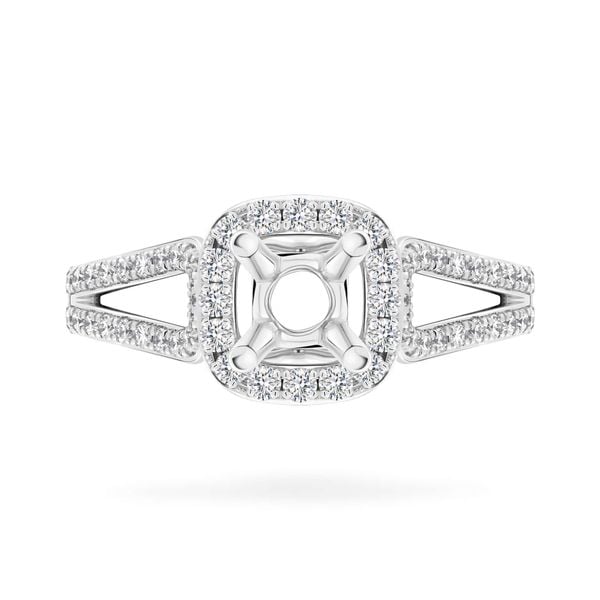 Ổ nhẫn vàng trắng 18K DOJI AFRA000082D2KK1