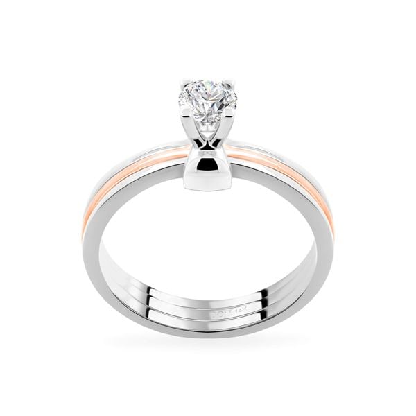 Nhẫn vàng 14K gắn kim cương DOJI AFRB100099F6HA1