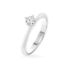 Nhẫn đính hôn vàng trắng 14K gắn kim cương DOJI AFRE010002F2NN1