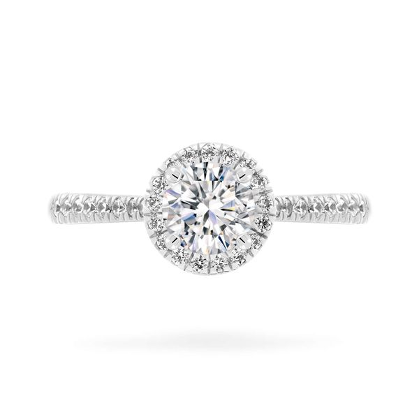 Nhẫn vàng trắng 14K gắn đá CZ DOJI AFRJ000013F2CZ1