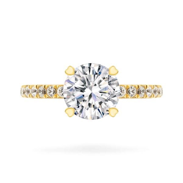 Nhẫn vàng vàng 14K gắn đá CZ DOJI AFRJ000048F1CZ1