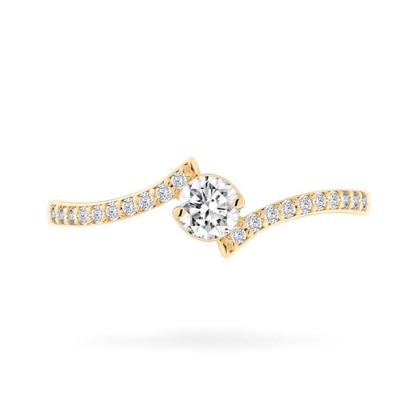 Nhẫn nữ vàng vàng 14K gắn đá CZ DOJI AFRJ000052F1CZ1