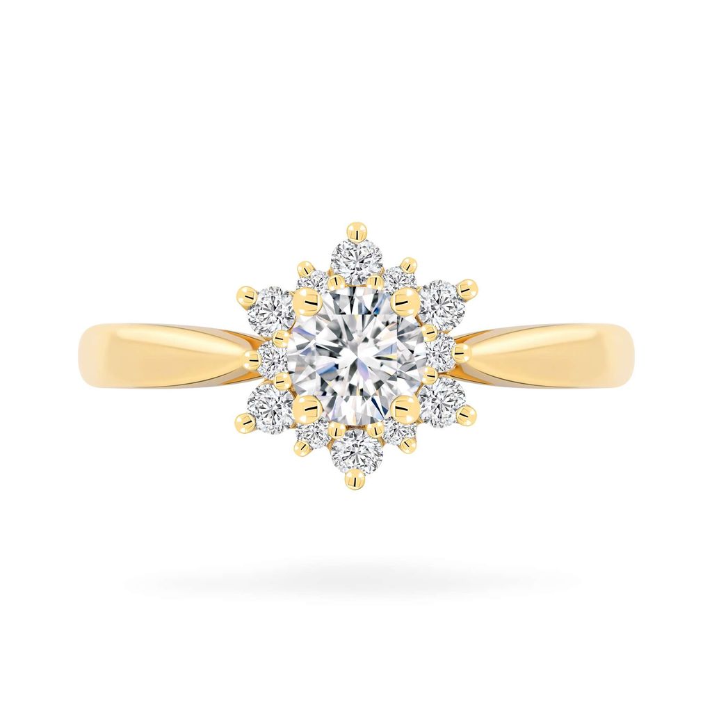 Nhẫn vàng vàng 14K gắn đá CZ DOJI AFRJ000097F1CZ1 